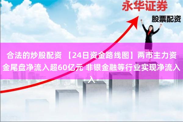 合法的炒股配资 【24日资金路线图】两市主力资金尾盘净流入超60亿元 非银金融等行业实现净流入